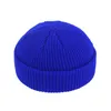 Cappellini da ciclismo Maschere 7 colori Street Cappello lavorato a maglia Berretto da trekking senza tesa Berretto hip-hop Zucchetto Donna Uomo Casual Zucca solida Melone portatile