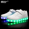 Taglia 25-37 Scarpe LED per bambini Sneakers luminose Kid Krasovki con retroilluminazione USB Scarpe luminose Sneakers luminose per ragazze 210308
