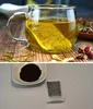 200 stücke 6 * 8 cm wegwerfbare tee filterbeutel kaffeewerkzeuge nicht gewebt leer sieb mit string filters tasche für loses blatt