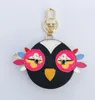 2021 Oiseau Conception Porte-clés De Luxe Bourse Pendentif Sacs Chaînes Clé Boucle Porte-clés Lettre Top Qualité Femmes Sac Accessoires avec Box9282e