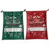 50 * 70см Персонализированные Santa Sack Сублимационные рождественские подарочные пакеты Xmas Tree Украшение фестиваля