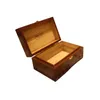 Boîte de rangement en bois de camphre pur, collection et tri, boîte en bois vintage, emballage cadeau