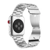 Apple Watch Bands 금속 밴드 교체 용 스테인레스 스틸 팔찌 스트랩