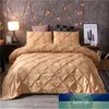 Biały Duvet Cover Set Pinch Pleat 2/3 Sztuk Twin / Queen / King Size Bedclothes Pościel Home Korzystanie z hoteli (brak wypełnienia No Arkusz) 38 Cena fabryczna Ekspert Projekt Quality Najnowsze styl