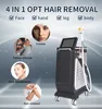 4 i 1 Professionell Laser Hair Remover Epilator Machine High Power Output 2500W / 808 Diod Lazer Hairs Removal ND YAG Tatuering Avlägsnande Skönhetsutrustning för klinikanvändning