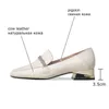 AllBinEFO Moda Marka Yüksek Topuklu Ofis Bayanlar Ayakkabı Hakiki Deri Kalın Topuklu Kadın Ayakkabı Kadın Yüksek Topuk Ayakkabı Boyutu: 33-42 210611