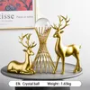 Бытовые декоративные объекты Crystal Ball Golden Elk украшения фигурки гостиная крыльцо телевизоры для кабинета вина мебель