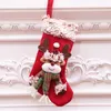 24x11cm Breien Kerstkousen Xmas Tree Decoraties Indoor Decor Ornamenten in 3 Editions CO528