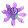 8/14pcs Candle Lotus Flor Girlating Happy Birthday Candle Party Party Diy Cake Decoration Velas para crian￧as Birth Jlloej