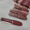 Maquillaje de labios 12 colores Lustre Brillo de labios Lápiz labial líquido mate Cosméticos naturales de larga duración a prueba de agua