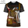 Tutto stampato Misterioso retrò antico Horus Egitto totem 3d magliette maglietta tees estate divertente Harajuku manica corta streetwear-1 210629