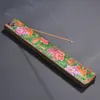 Ceramic Enamel Incense Stick Holder Burning Joss Insence Box Burner Ash Catcher Home Incense Burner ZC3477