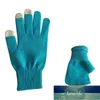 Cinq doigts Gants Unisexe Winter Cachemire en cachemire en casquette Silicone non glip-glipchure Fleep chaud Magic Magic Windproof Glove Soft Stress Stretchy # 1