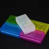 البطارية البلاستيكية المحمولة حالة صندوق سلامة حامل حاوية تخزين بطاريات ل 2 * 18650 أو 4 * 18350