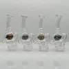 7.5Inch Colorful Ball Glass Bong Accessories Recycler Dab Rig Smoking Pipe Accessory Hookahs Accessory Global delivery