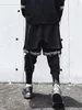 Män hip hop joggers elastiska midja japanska streetwear hajuku byxor 210715