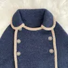 Высококачественные детские девочки густой пончо весенняя капюшона выплавная куртка для малышей из переходного покрытия детская одежда детская одежда 1-4Y Осенняя зима