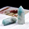 Natürliche Kristallsäule Tianhe Stone Arts Ornament Mineral Chakra Heilende Zauberstäbe Reiki Sechseckiger Prisma Quarz Punkt Säule