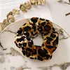 Leopard Haar Scrunchies Dames Fluwelen Haarbanden Dot Elastische Touw Paardenstaart Houder Winter Hoofddeksels Haren Accessoires 13 Designs 1632 B3