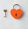 Heart Shaped Concentric Lock Metal Mulitcolor Key Padlock Gym Toolkit Package Door Locks Building Supplies RRD11444