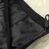 Deux pièces robe élégante dame automne hiver 2021 mode femmes couleur bloc Plaid Blazer costumes Mini jupe plissée ensemble bureau 2 tenues noir