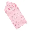 Spring Bawełna Kołdra śpiąca Kołdra dla noworodków Opakowanie pościeli dla niemowląt Sleepsack Cartoon Bebe Ket Summer Swaddle 210309