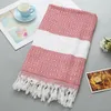 Turkish Beach Towel Atacado Tassel Tecido de Algodão Adultos Padrão Geométrico de Alta Qualidade de Verão Toalhas ZZD13055