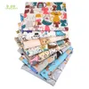Chainho, 8pcs / lot, série d'animaux de dessin animé, tissu de coton sergé imprimé, tissu patchwork, matériel de courtepointe de couture de bricolage pour bébé enfants 210702