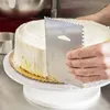 Pişirme Hamam Aletleri 6 şekiller Paslanmaz çelik kek kazıyıcı dikdörtgen üçgen trapezoid oval örgü cihazı252v