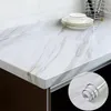 Bakgrunder Renovering Film Marble PVC DIY Självhäftande vattentäta väggklistermärken Kökskåp Dekorativa klibbiga pappersdekaler8811245