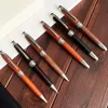 Pure Pearl The Little Prens 145 Roller Top Pen Yüksek Kaliteli Klasik Gül Ağacı Namlu Seri Numarası Yazan Smoth Lüks Offi256h