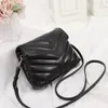 5A Designers luxury handbags bag purses square fat LOULOU chain bags real leather bag women shoulder bags high quality Flapbag black bag mini bag