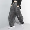 Moda Street Style Casual Plus Size Harem Calças Mulheres Retro Lavagem Calças de Jeans Loose Livre Legal Perna 210615
