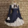 Casual Dresses Gothic Dress Lolita Vintage Ruffle Lace Cute Long Sleeve Party Evening Halloween Young Girl Cosplay Costume Fashion