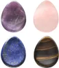 GEMSTE TIGER GEMSTONE THUINE THUINE LEAD COME CHAKRA Целевочные карманные Пальмовые Каменные Кристаллы Терапия Геометрия