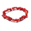 Yoga 7 Chakra Macadam Bracciale in pietra naturale Bracciale con perline irregolari Donna Uomo Bracciali Gioielli di moda