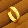 Fedi nuziali Charmhouse Colore oro per donna Fascia Pure GP Anello da dito rotondo Taglia 678 Gioielli di moda Anillo Bague Gift1490297
