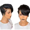 wholesale 10pcs/lot Pixie Cut Wig Short Natural Bob Straight Hair