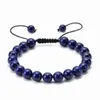 8mm Naturstein Howlite Amethyst Tiger Eye Rose Quarz Perlen Armband Braid Verstellbare Armb￤nder f￼r Frauen Mode Schmuck Will und Sandy