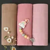 Baby Muslin Solid Swaddle Blankets Newborn Bathroom Towels Infant Swadding Muslin Swaddle Wraps Square Cotton Blanket Solid Towel YL327