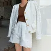 Zweiteilige Damenhose 2022 Han-Ausgabe Tweed kleiner Luftduftanzug Der weibliche Mode zweiteilige Herbst-Socialite-Kurzmantel