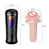 ZL0123 Réaliste Chatte Masturbateur Blow Job Adulte Mâle Électrique Masturbation Coupe Oral Sex Cups Artificielle Simulé Vagin Sex Toys Pour Hommes Garçon Valentine