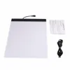 Portable A4 LED Light Box Drawing Sketch Pad Copy Board Pad Panel with USB Cable