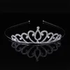 Girls Crystal Tiara Crown Rhinestone pannband hårband kvinnor party smycken tillbehör prinsessan kristall tiara huvudbonad rra2866 9820550