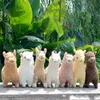 Kawaii alpaca Plush Toys 23 cm arpakasso lama nadziewane lalki zwierzęce japońskie pluszowe zabawki dzieci urodziny urodziny prezent na Boże Narodzenie 261 U2