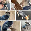Собачья одежда мода весна летние костюмы костюмы Джинсы Джинсы Хоула Педань