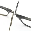 2021 New Titanium Eyewear 남성과 여성 원래 버팔로 경적 안경 광장 큰 빈티지 프레임 안경 LSA410 유니섹스 안경 프레임