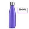 Cola -förmige Wasserflasche isolierte doppelte Wandvakuumheide BPA BPA Edelstahl Highluminanz Thermosflaschen 500 mLA31446439