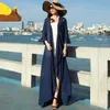 Women's Blouses & Shirts Customize Summer Fashion Women All Match Plus Size Max Long Sunscreen Clothing Ladies Chiffon Kimono Cardigan Blous