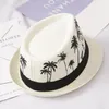 Andrewgoudelock Wide Brim Hats Trilby Beach Sun Protection Panama Fedora Travel Straw Fashion Hat Caps Sombrero Casual Summer Men